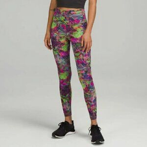 Lululemon Women's Size 0 Multicolor Wunder Train High Rise Leggings